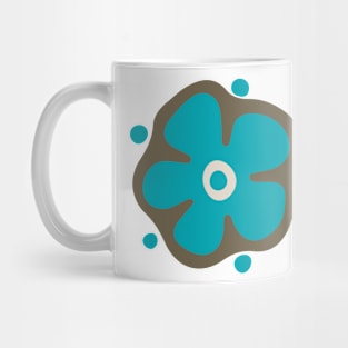 Blue flower Mug